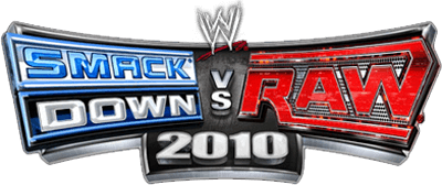 WWE Smackdown vs. Raw 2010 title screen for Wii